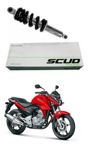 Amortecedor Moto Cromado Central Cb 300 Scud