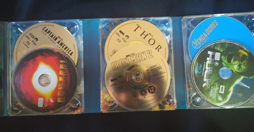 Marvel Los Vengadores Fase 1 Colección 6 Películas Blu-ray
