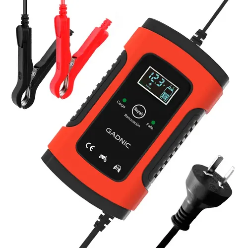 Comprar Cargador De Batería Gadnic Para Auto Moto 12v Corte Automático Mantenedor en Argentina