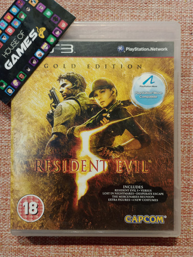 Resident Evil 5 Gold Edition Ps3 Mídia Física Usado