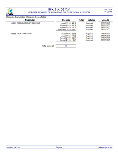 Ibix Prosql/300 Software Control De Asistencia