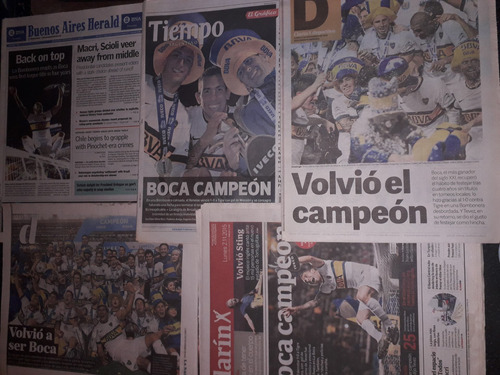 Diarios Boca Juniors Campeón 2015 2 De Noviembre De 2015