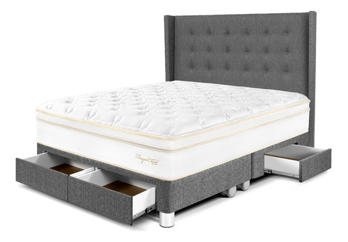 Dormitorio Paraíso Con Cajones Royal Cloud Gold | Queen