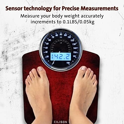 Eilison Advance 2 En 1 Y Báscula Analógica Para El Cuerpo 4