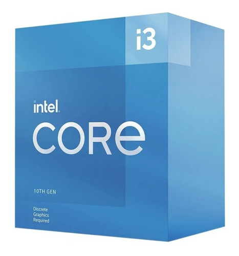 Imagem 1 de 2 de Processador Intel Core I3 Lga1200 I3-10105f 3.70ghz Cooler