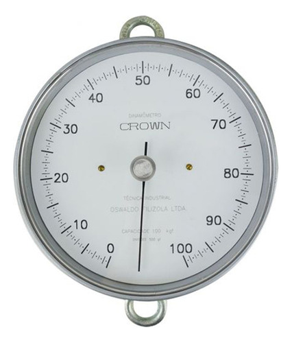 Dinamômetro Circular 100kg C/ Certificado Medidor Analógico
