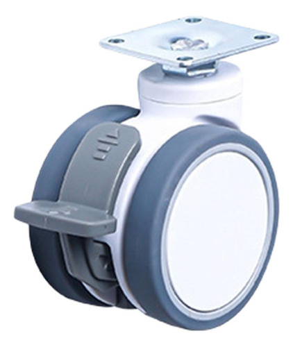 Ruedas Gemelas Silenciosas Para Silla De Freno Plano