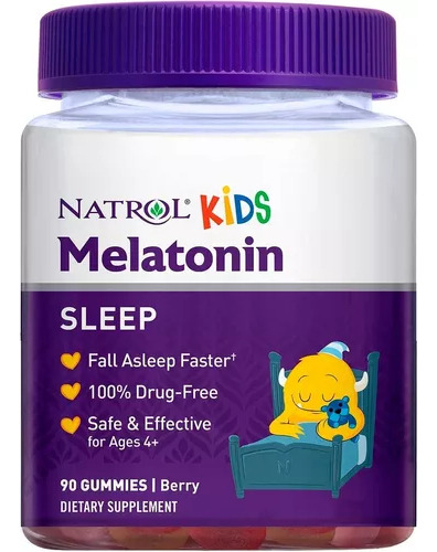  Natrol Melatonin Kids Para Niños 60 Gomitas