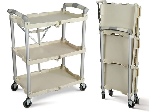 Pack N Roll - Carrito De Servicio Plegable Capacidad De 150 