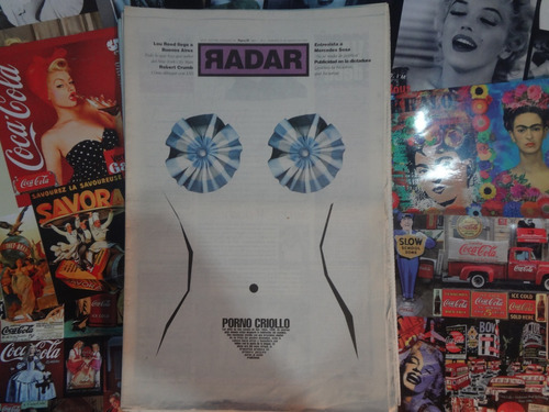 Suplemento Radar 1996 Porno Argentino Mercedes Sosa Lou Reed