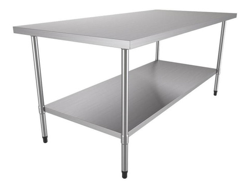 Bancada Apoio Mesa Total Inox 190 X 90 Bai1900 Metalcubas