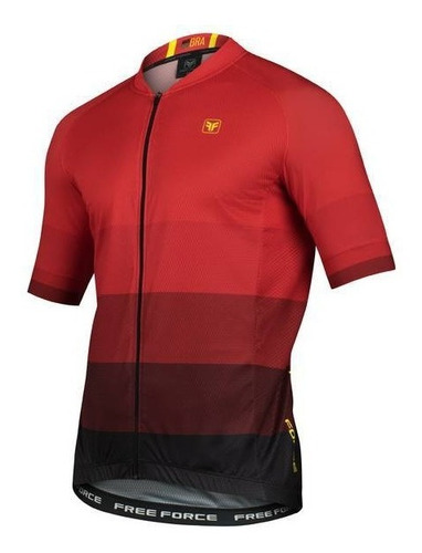 Camisa Ciclismo Masculina Sport Vulcanic Free Force Vermelha