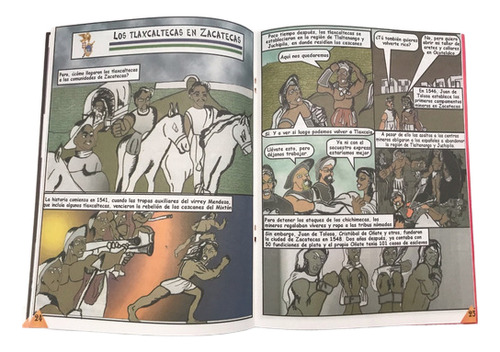 Tlaxcaltecas, 400 Familias Un Destino Caricatura Histórica