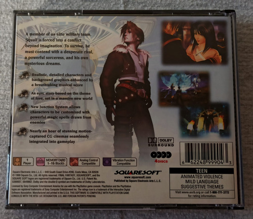 Final Fantasy Viii Ps1 Playstation Original Físico (Usado)