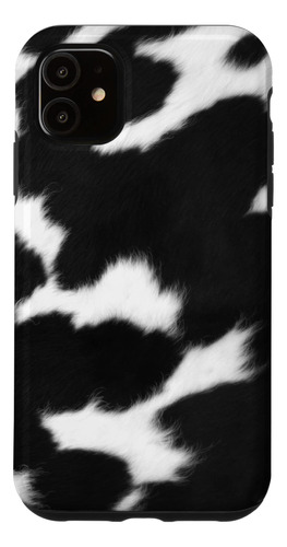 iPhone 11 Vaca Cowhide Skin Print Farm Ani B08pf1sfks_300324