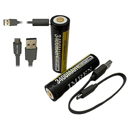 Cargador Usb 18650   Imren3400usb Batería Recargable D...