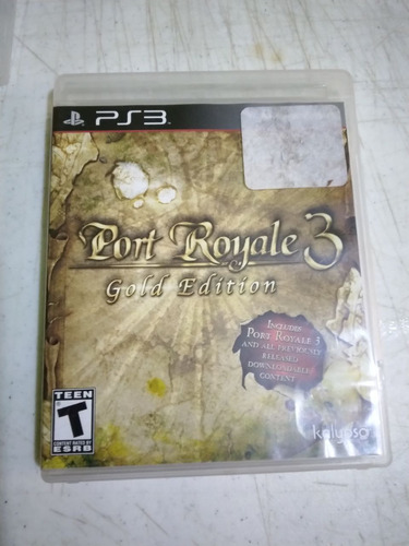 Port Royale 3 Gold Edition Ps3 Videojuego 