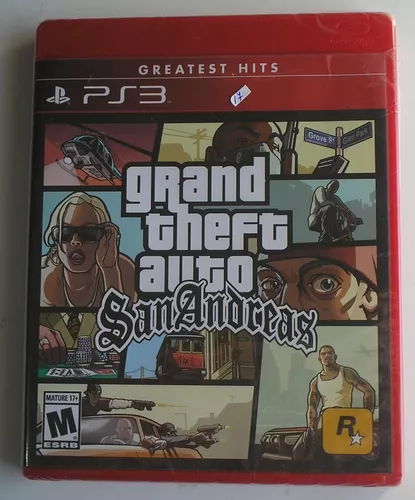 Gta San Andreas Ps3 Lacrado de Fábrica!, Jogo de Videogame Rockstar Nunca  Usado 82124095