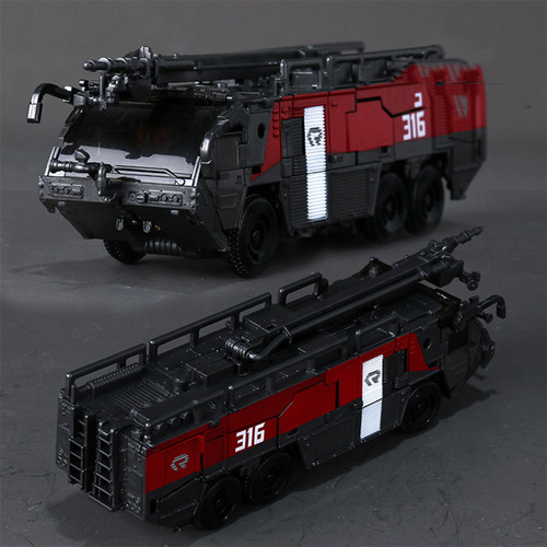 Transformers Camión De Bomberos Deformable Miniatura Coche