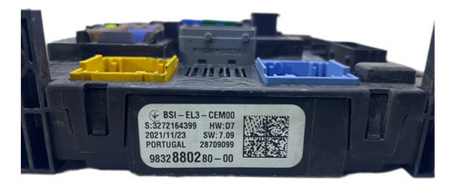 Bsi Fusilera Peugeot Citroen 9832880280 / Bsi-el3-cem00