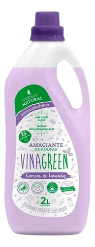 3 Amaciante Vinagreen 2l Elimina Resíduos Produto Orgânico