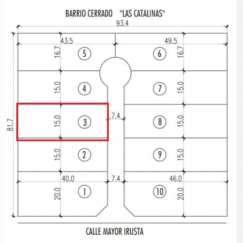 Imagen 3 de 3 de Venta Lote De 600 Mts En Barrio Con Porton