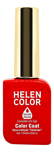 Kit Esmalte Gel 2 Cores Lindas Esmaltação Em Gel Cor Tons de vermelho