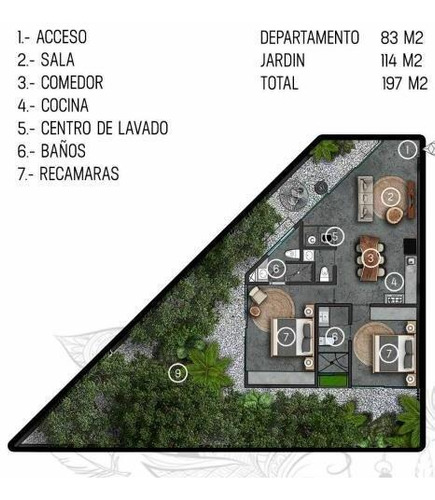 Imagen 19 de 26 de En Venta Departamentos Nuevos De 2 Recámaras En Zona Residencial De Tulum (792)
