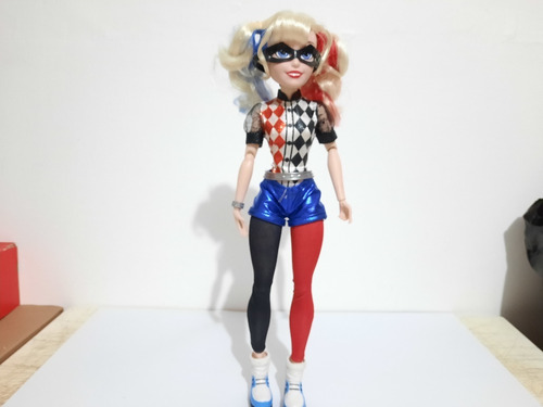 Muñeca Dc Super Hero Girls Harley Quin 45cm Excelente Estado