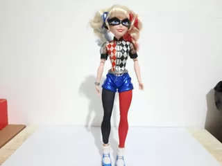 Muñeca Dc Super Hero Girls Harley Quin 45cm Excelente Estado