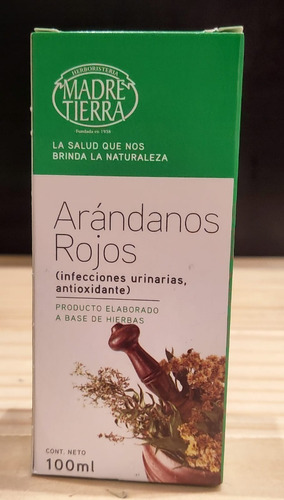 Tintura De Arandanos Madre Tierra 100ml