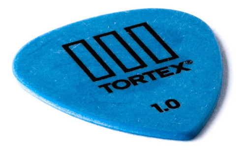 Palhetas Dunlop Tortex Iii 1,00mm 12 Un - Azul Cor Preta Tamanho Pesado