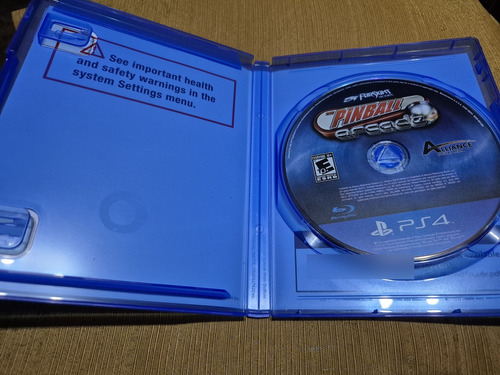 Juego De Ps4 The Pinball Arcade, Físico Y Usado (Usado)