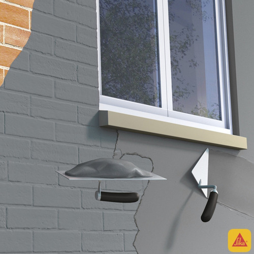 Imagen 4 de 8 de Sika 1 Aditivo Impermeabilizante De Mortero Estuco 4,5 Lt