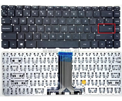 Teclado Hp X360 13-u 13-s 13-u102la 13-u104la 13-u105la ...