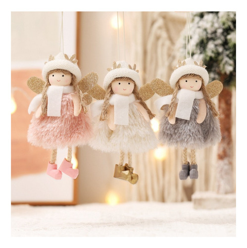 Regalo De Navidad Tres Muñecos Colgantes Decorativos.