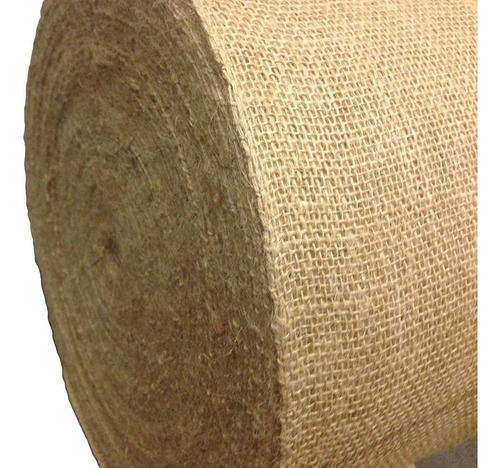 Rollo Arpillera Yute 100 % Natural 18 Ancho 5 Yarda
