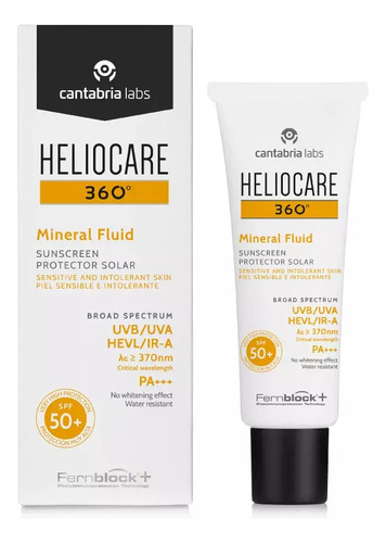 Protector Solar Mineral Fluid, 360. Heliocare