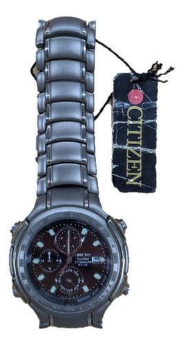 Reloj Citizen Titanio Eco-drive Hombre Alarma Ap-2050