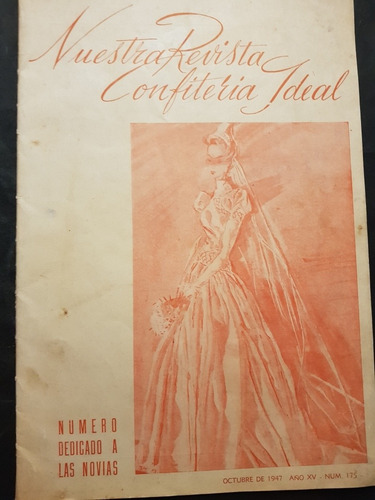 Imagen 2 de 9 de Confitería Ideal Antigua Revista Publicidades, Cartas. 51574