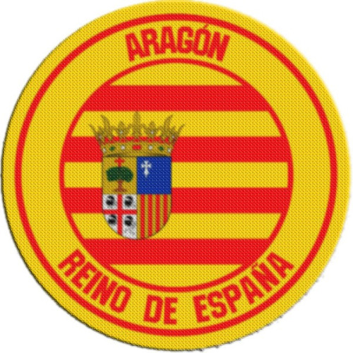 Parche Escudo Circular España Aragon