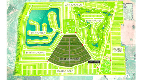 Venta Lote Unico 1350m2 En 3 Pinos En Barrio Con Seguridad
