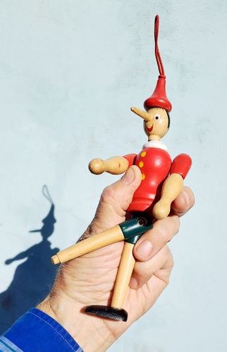 Pinocho De Madera Italiano Roma (Usado)