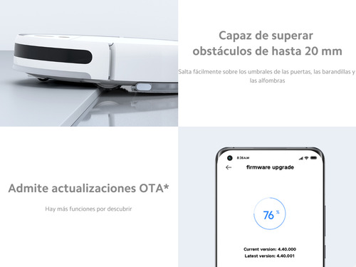 Aspiradora trapeadora robot Xiaomi Smart Duo Mi Robot Vacuum-Mop 2 blanca 100V/240V