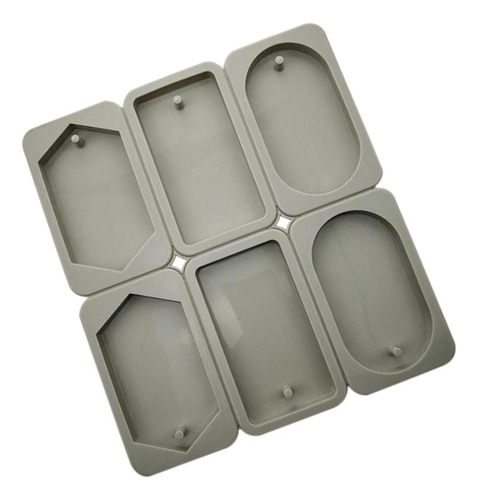 Molde De Silicona Para Jabón 4 Piezas