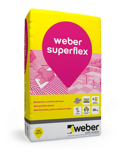 Pegamento Weber Superflex 30 Kg 1era!!
