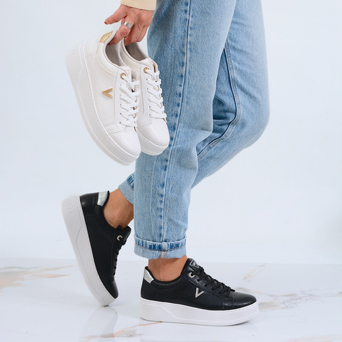 Zapatilla Sneakers Mujer Con Plataforma Via Marte Urbanas.