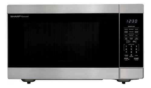 Sharp 2.2 Cu. Ft. Stainless Steel Countertop Microwave Oven 