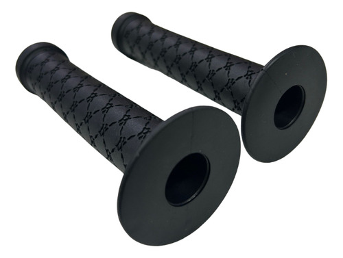 Manopla Absolute Bmx1 Preta Borracha 145mm Com Flange Plug Cor Preto
