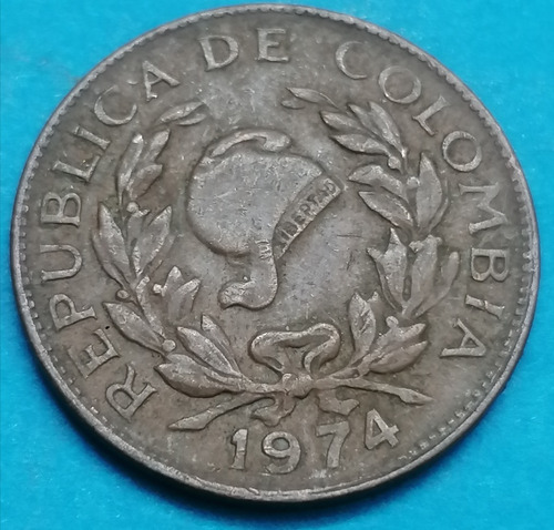 Colombia Moneda 5 Centavos 1974